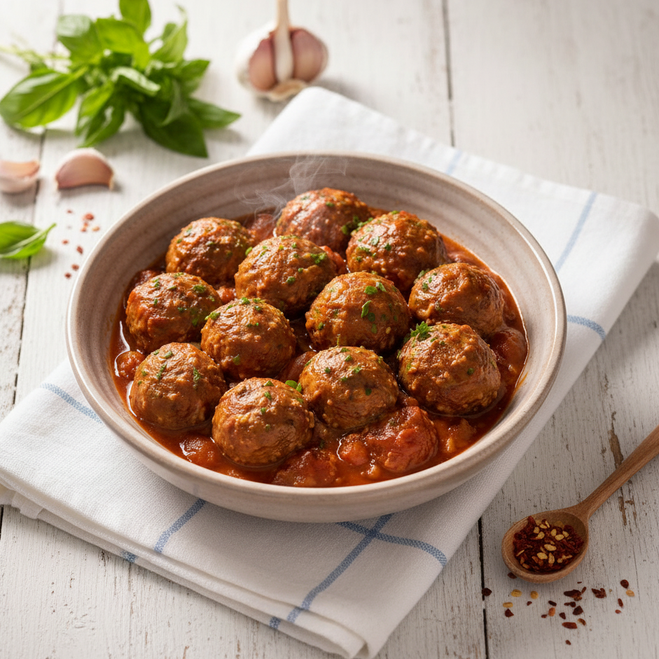 Meatballs mit Auberginen