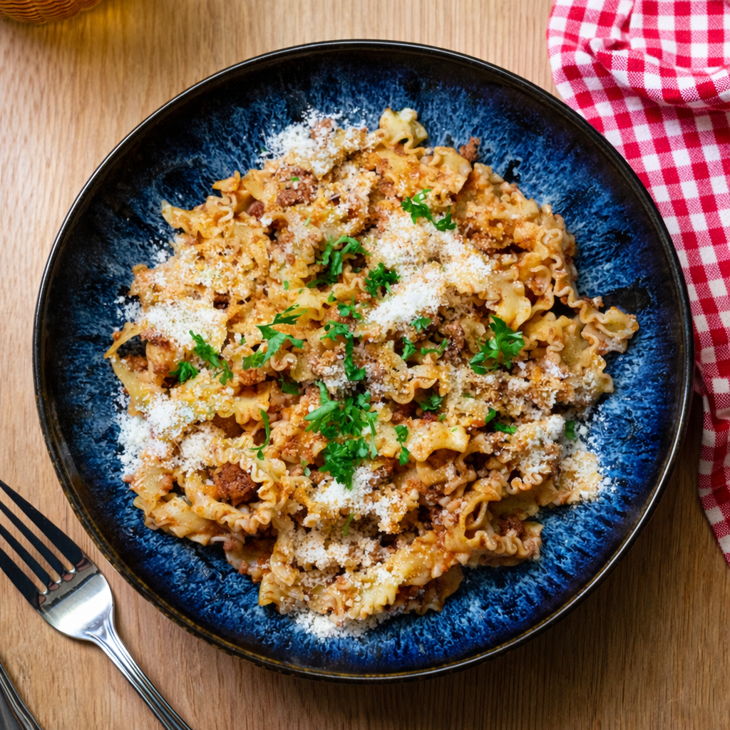 Mafaldine au Ragoût à la Bolognaise 💪