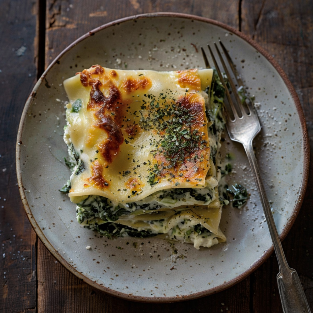 Lasagnes aux épinards