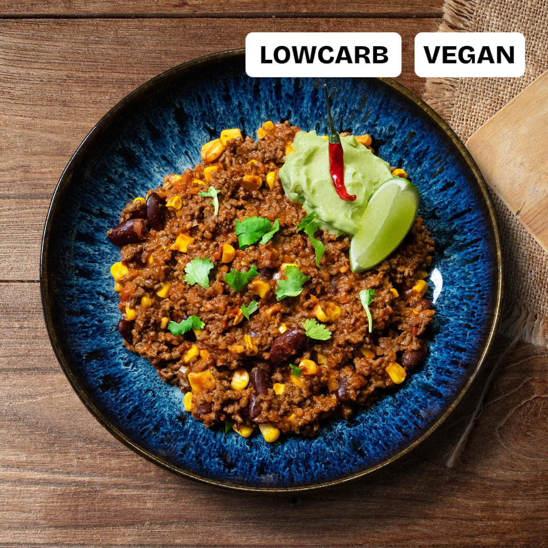 Chili sin carne faible en glucides