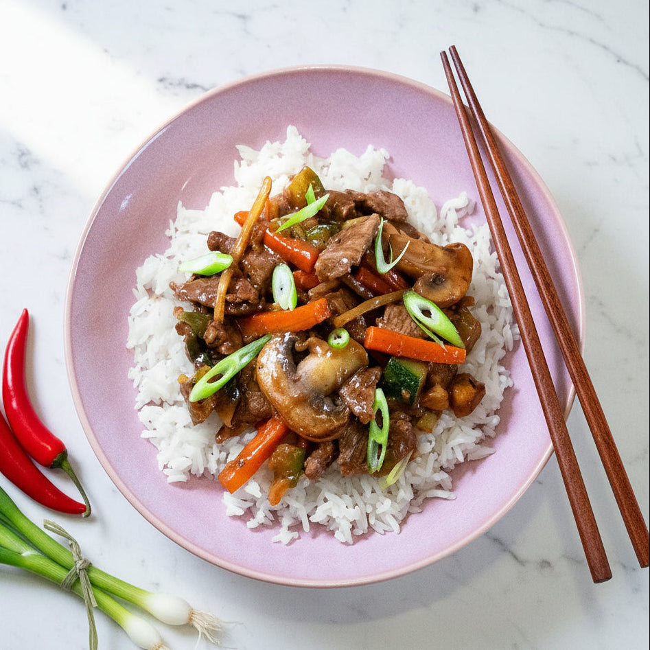 Chop Suey mit Rindfleisch 💪
