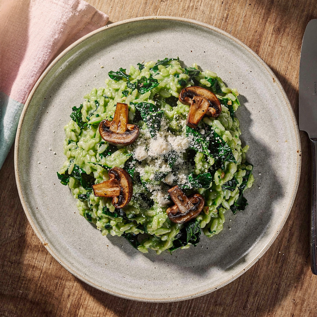 Risotto au chou frisé