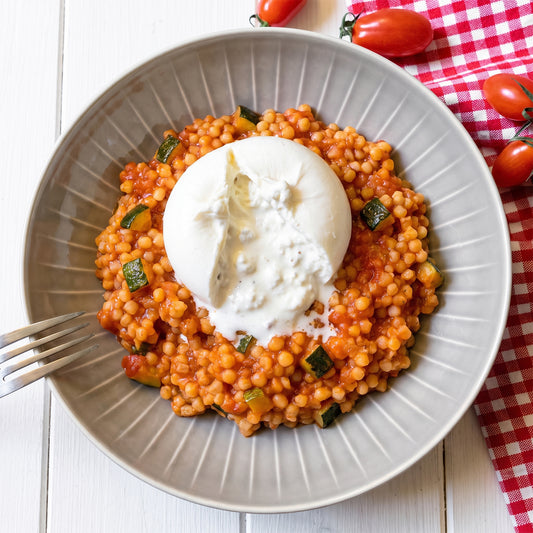 Fregola Sarda grillée à la tomate ⚖️