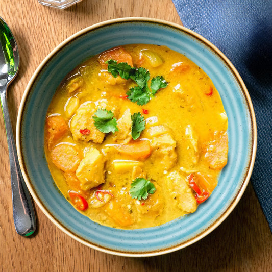 Gelbes Thai Curry Chicken