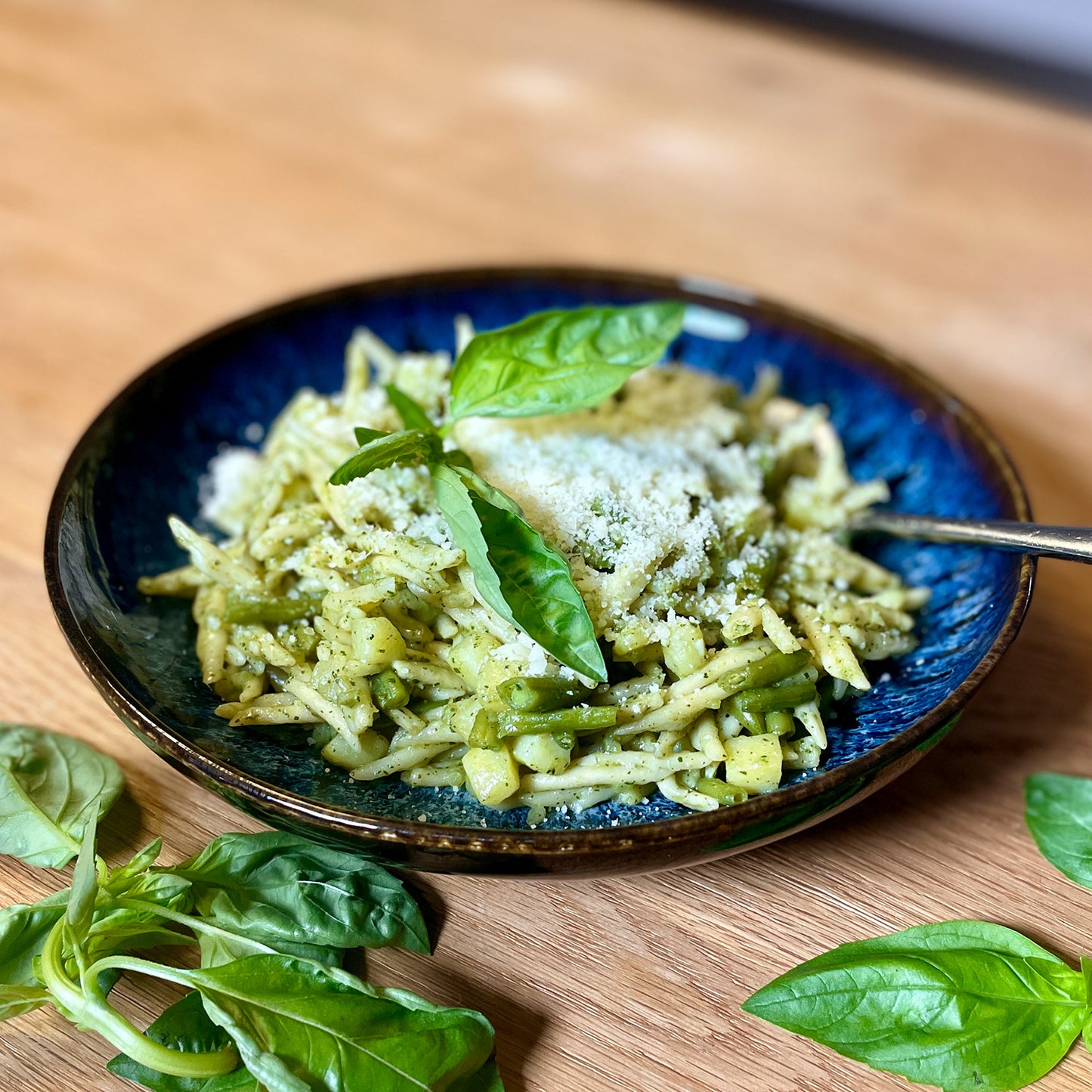 Trofie mit Käse