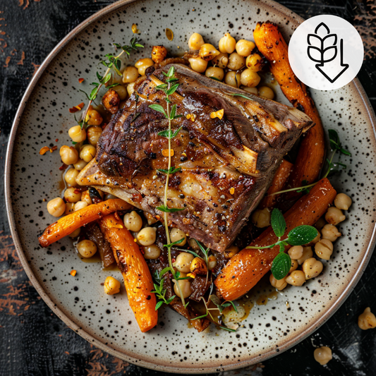 Geschmorte Lamm-Schulter, Low carb