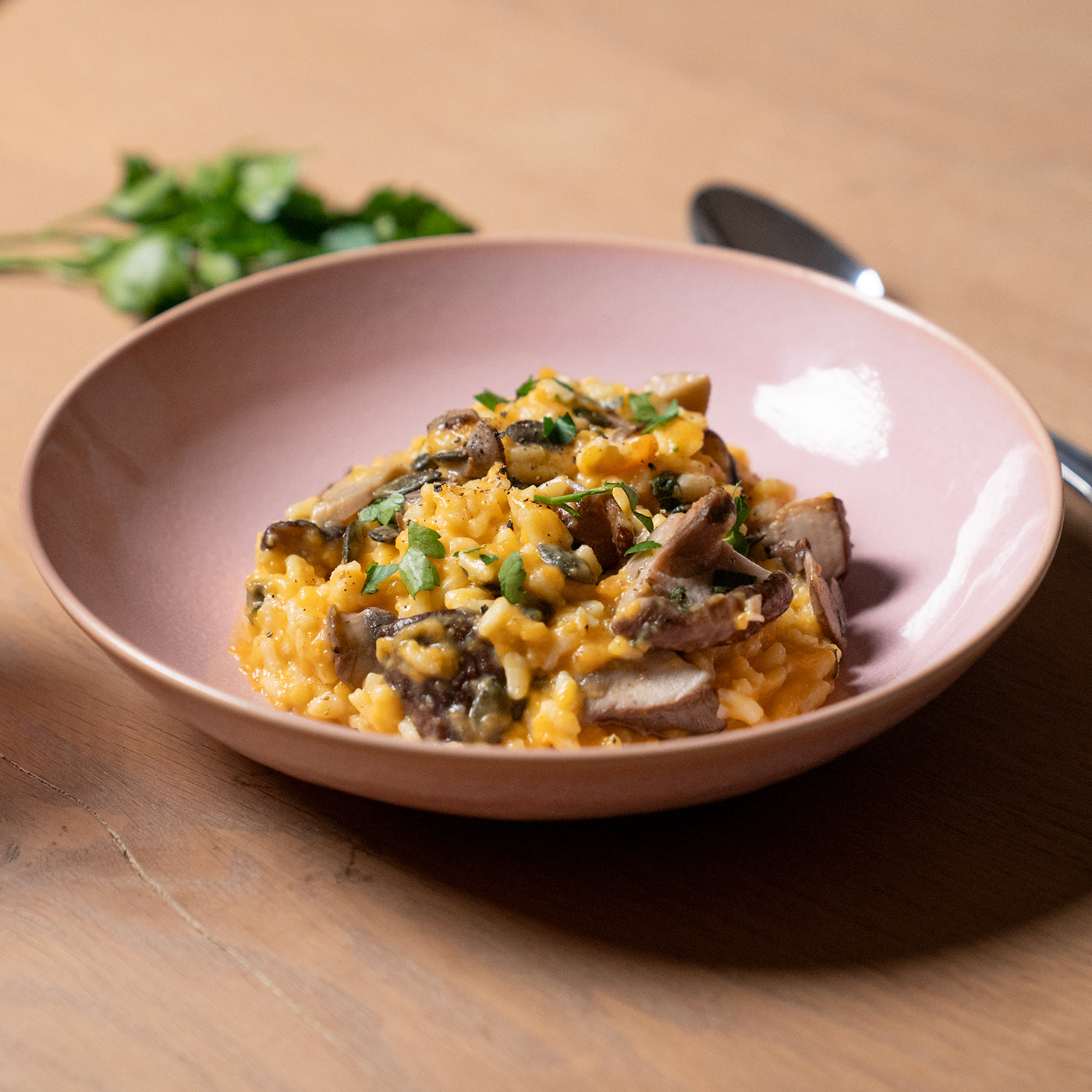 Leek Risotto with Shiitake Mushrooms 🔥