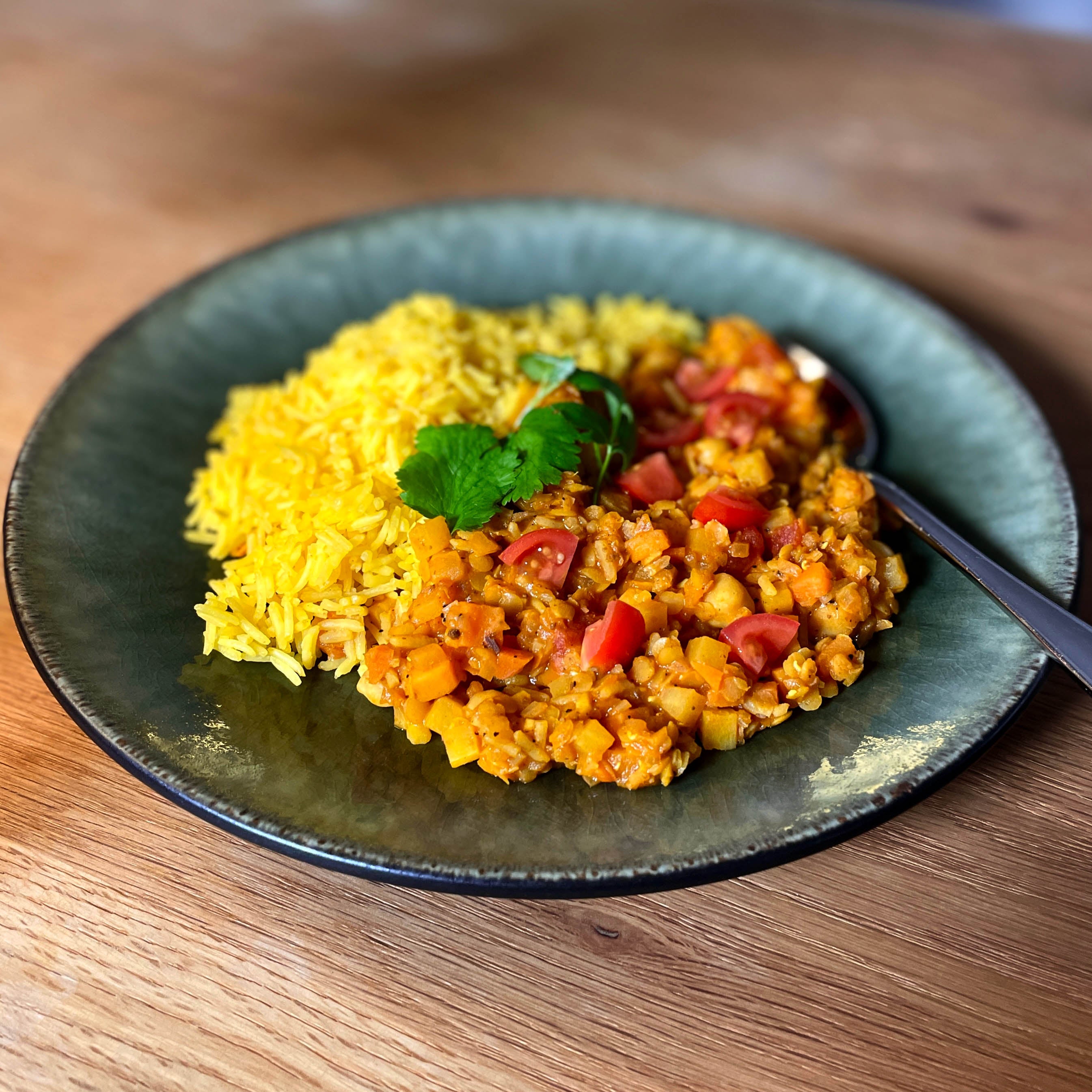 Linsen Dal mit Süsskartoffeln und Reis – Tom Tasty Linsen Dal mit Süsskartoffeln und Reis – Tom Tasty