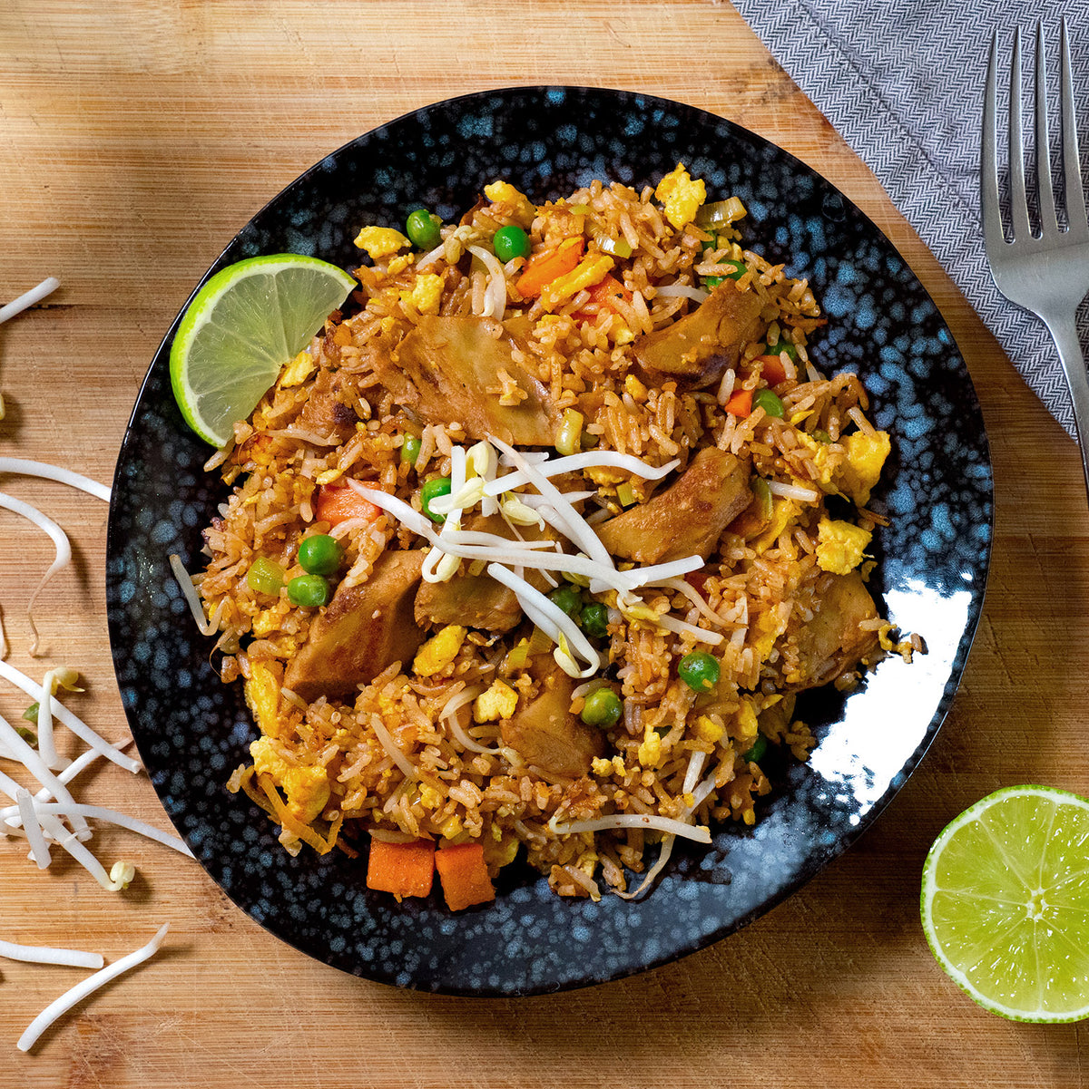 Nasi Goreng mit planted.chicken