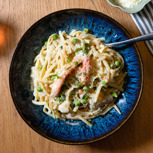 Linguine mit Schnee-Krabben