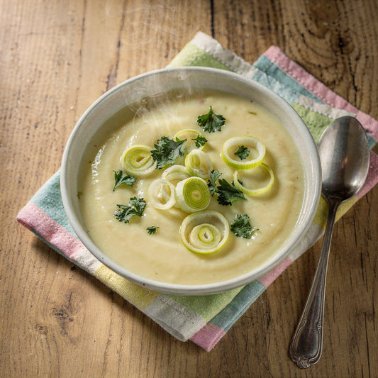 Soupe aux poireaux et aux pommes de terre
