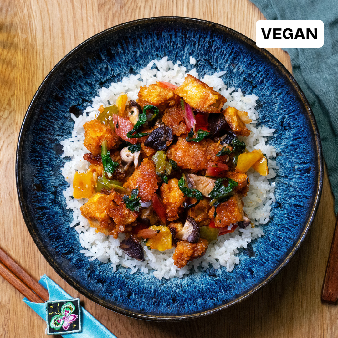 Tofu Bulgogi mit Reis