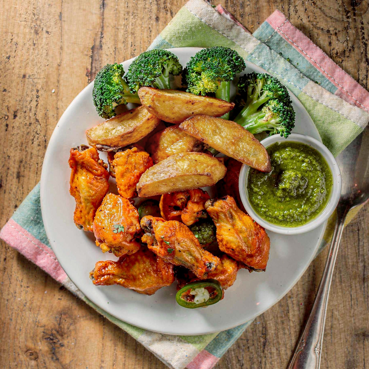 Buffalo Wings with Jalapeno Salsa ⚖️