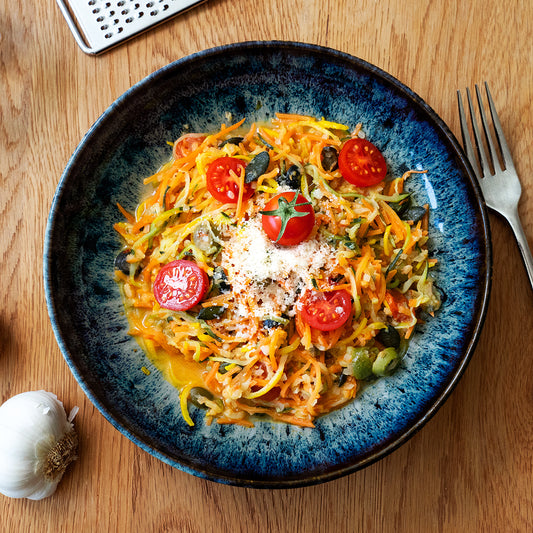 Zoodles mit Kirschtomaten