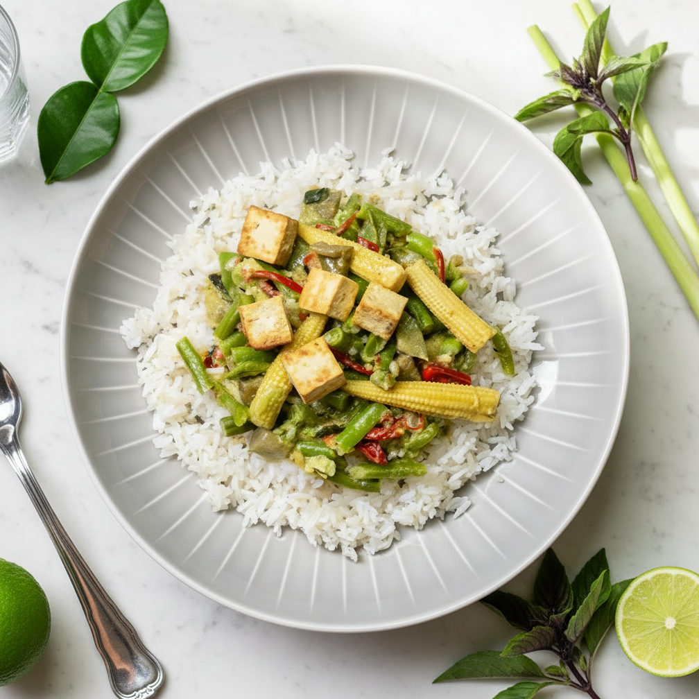 Grünes Thai Gemüse Curry 💪