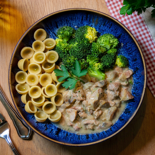 Zürcher Geschnetzeltes mit Orecchiette 💪