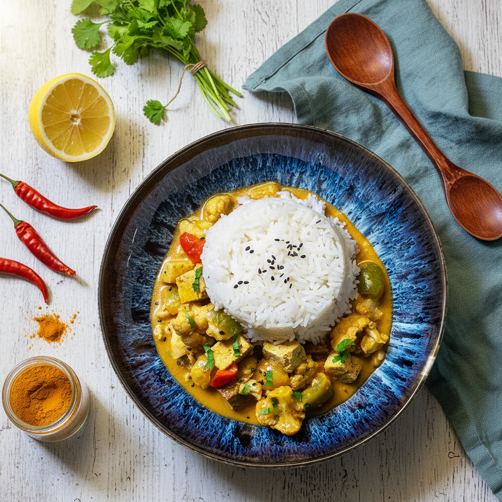 Gelbes Blumenkohl Curry 💪