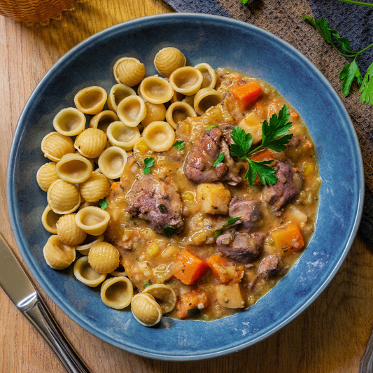 Coq au vin mit Orecchiette 💪