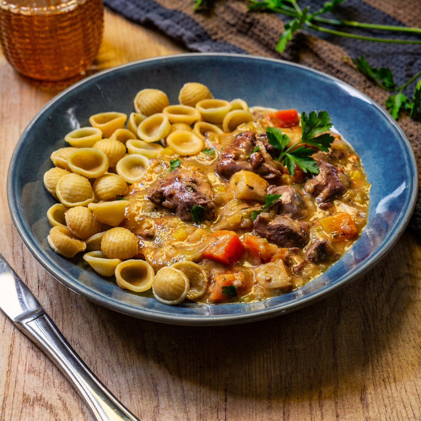 Coq au vin avec des orecchiette 💪