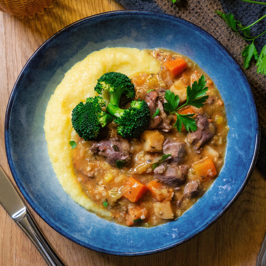 Coq au vin mit Polenta und Brokkoli 🔥