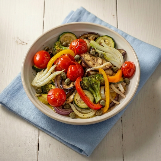 Mediterranean Roasted Vegetable Salad