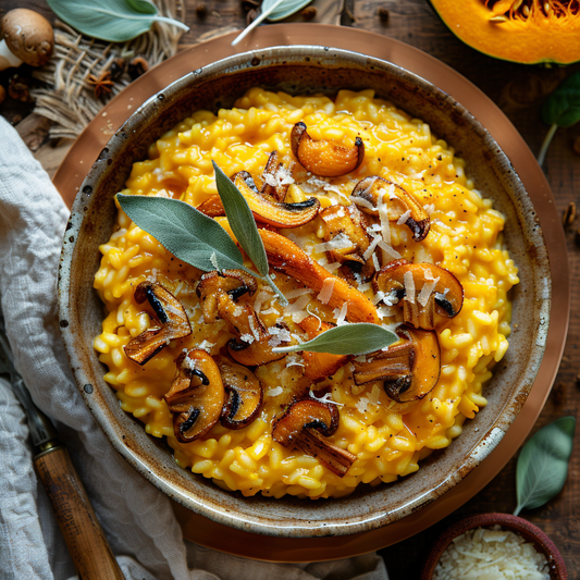 Kürbis Risotto