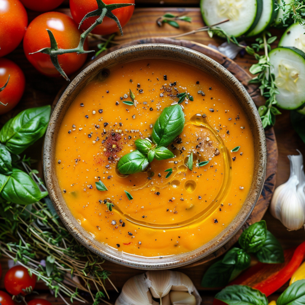 Mediterrane Gemüsesuppe