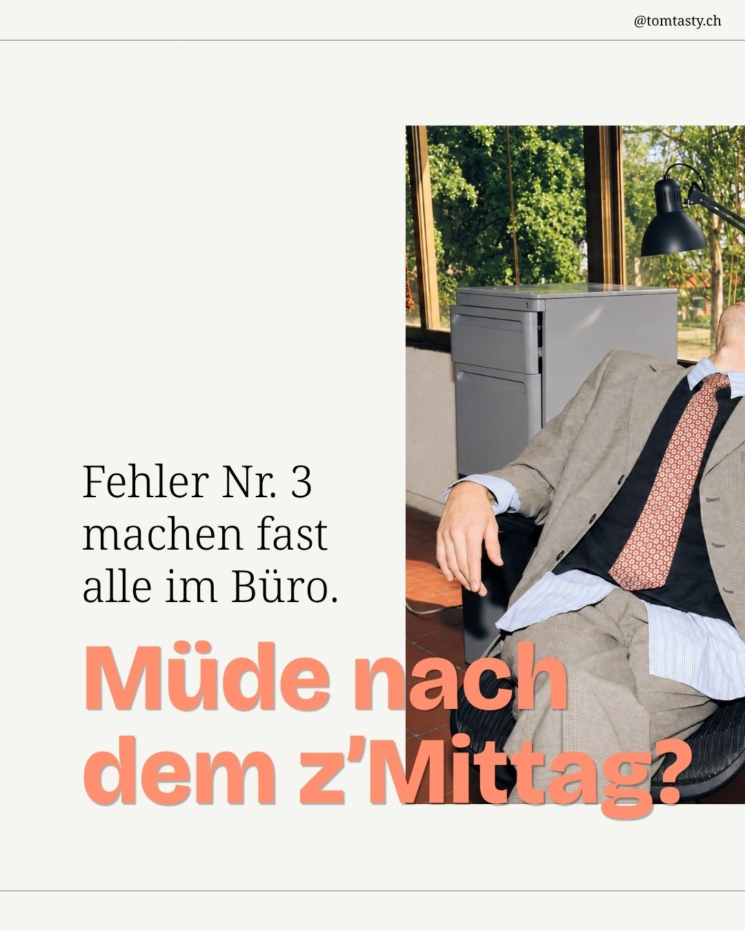 Kennst du das Mittagstief auch? 😴 Eigentlich ganz natürlich, aber diese 3 Fehler machen…